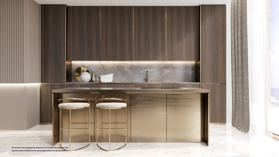 Grand bleu Tower , Beachfront apartments designed by Elie saab - Emaar