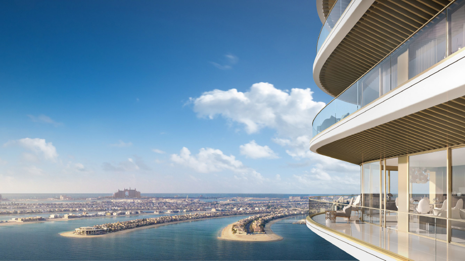 Grand bleu Tower , Beachfront apartments designed by Elie saab - Emaar