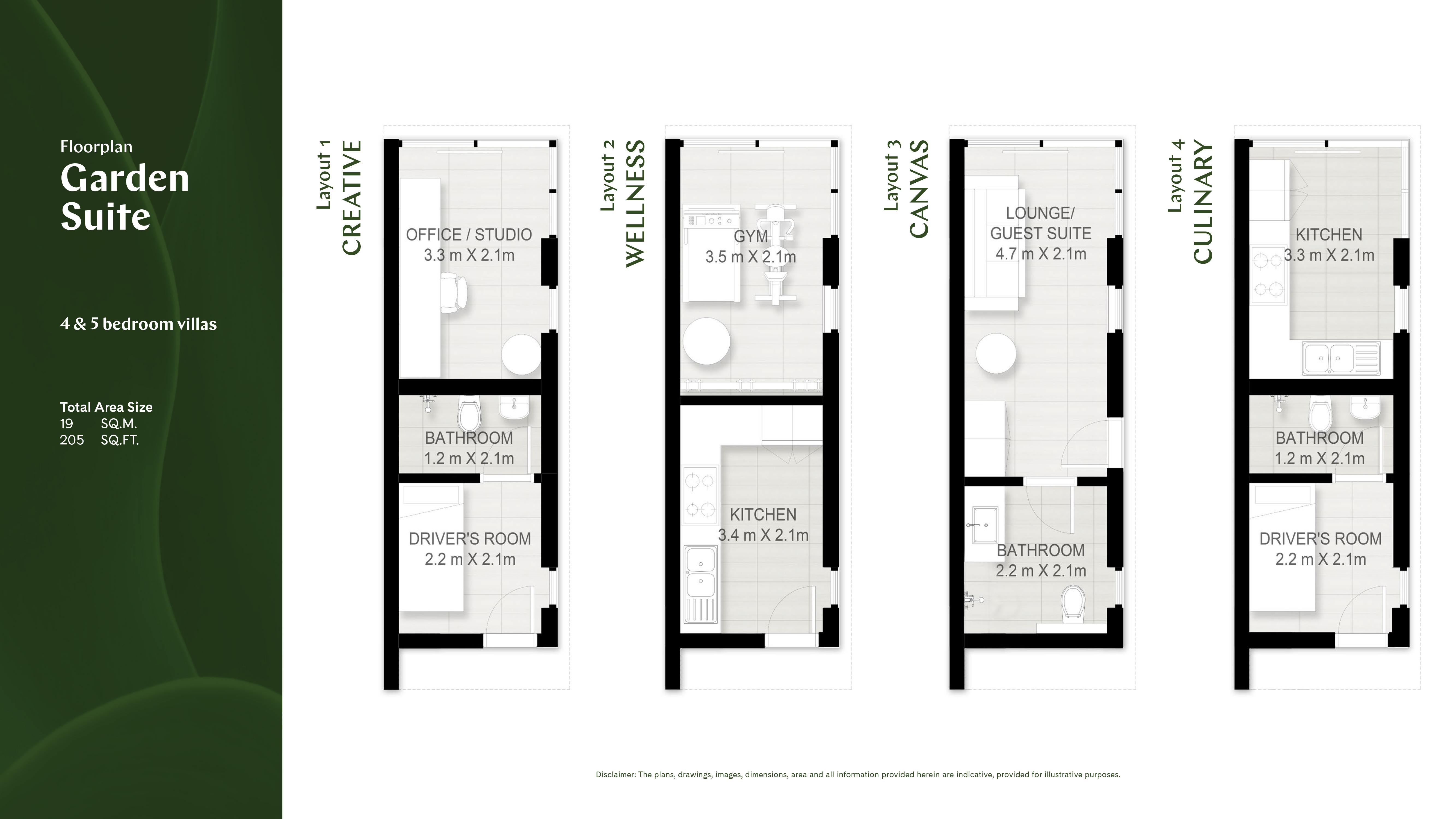 Floor plan - Garden Suite -  Harmony II  - etamea.com
