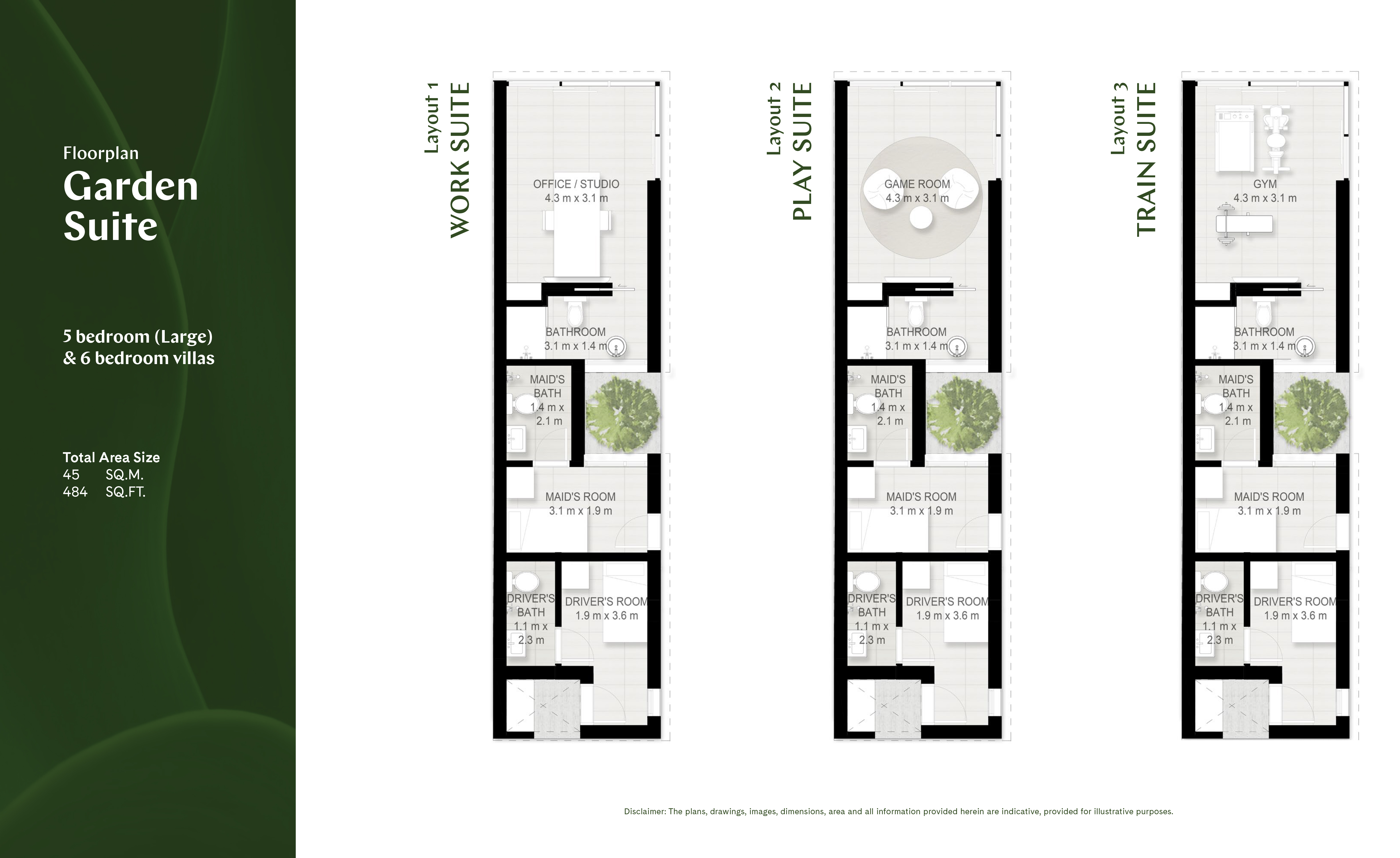 Floor plan - Garden Suite -  Harmony II  - etamea.com